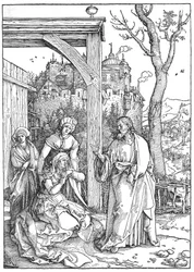 Christus nimmt Abschied von seiner Mutter