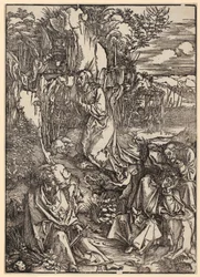 Christus am Ölberg, Blatt 3 der Folge „Die Große Passion“