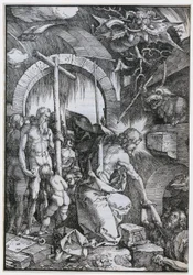 Christus in der Vorhölle, Blatt 11 der Folge "Die Grosse Passion"