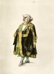 Entwurf eines kaiserlichen Hofkleides