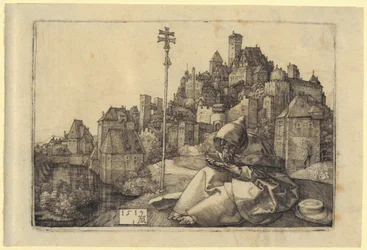 Heiliger Antonius vor der Stadt