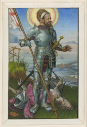 Heiliger Georg zu Fuß