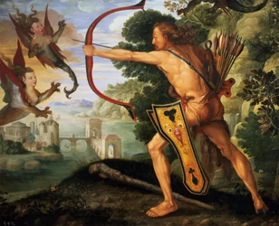 Herkules und die stymphalischen Vögel, 1600