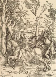 Ritter und Landsknecht, ca. 1497