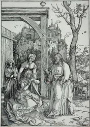 Das Leben der Jungfrau: Jesus nimmt Abschied von seiner Mutter (Bartsch 92)