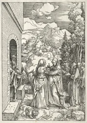 Leben der Jungfrau: Die Heimsuchung, 1504-1505