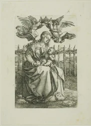 Madonna von zwei Engeln gekrönt