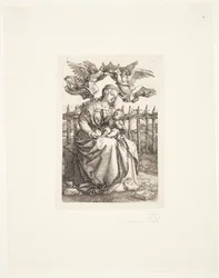Madonna von zwei Engeln gekrönt