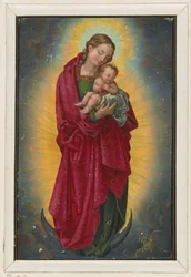 Maria Diadem und Kind auf der Mondsichel