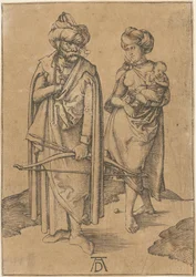 Orientale und sein Weib