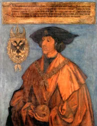Porträt von Kaiser Maximilian I., um 1512