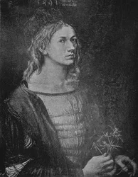 Porträt des Künstlers mit einer Distel, 1493, 1906