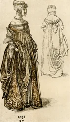 Vornehme venezianische Dame