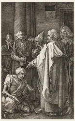 S. Peter und S. Johannes heilen den Lahmen am Tempeltor