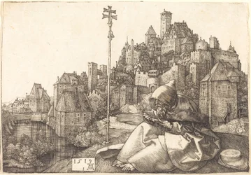 Der heilige Antonius beim Lesen