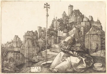 Der heilige Antonius beim Lesen