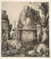 Der heilige Hieronymus bei der Kopfweide, 1512