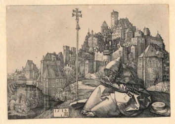 Der heilige Antonius beim Lesen