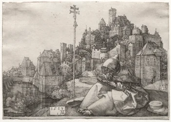Der heilige Antonius beim Lesen