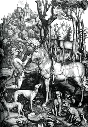 St. Eustace, ca. 1501, 1870