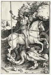 St. Georg tötet den Drachen