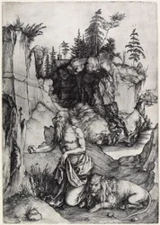 Der heilige Hieronymus in der Buße, ca. 1497