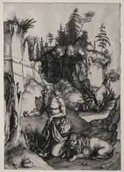 St. Hieronymus in der Buße, ca. 1497