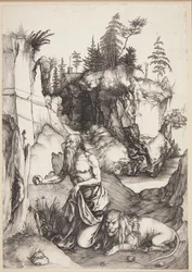 Der heilige Hieronymus als Büßer in der Wildnis