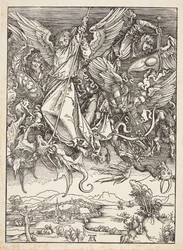 St. Michael kämpft gegen den Drachen