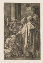 St. Peter und St. Johannes heilen Krüppel am Tempeltor