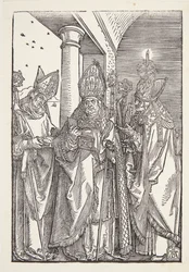 Die Heiligen Nikolaus, Ulrich und Erasmus