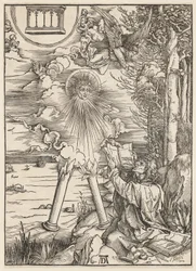 Die Apokalypse: Der heilige Johannes verschlingt das Buch