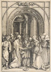 Die Verlobung Mariens, aus „Das Marienleben“