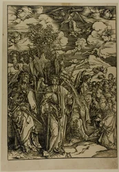 Die vier Engel, die die Winde zurückhalten, aus der Apokalypse