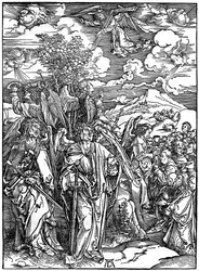 Die vier Engel, die die Winde halten, 1498