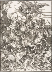 Die vier Reiter der Apokalypse, aus Die Apokalypse