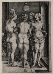 Die vier Hexen, vier nackte Frauen, 1497