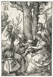 Die Heilige Familie mit Joachim und Anna, 1511