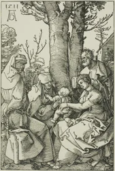 Die Heilige Familie mit Joachim und der Heiligen Anna