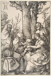 Die Heilige Familie mit St. Joachim und St. Anna, 1511