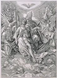 Die Heilige Dreifaltigkeit, veröffentlicht 1511