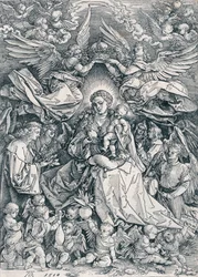 Die Heilige Jungfrau als Königin der Engel, 1518-1906