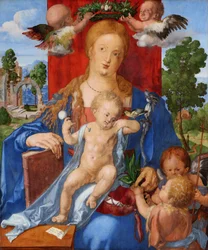 Die Madonna mit dem Stieglitz