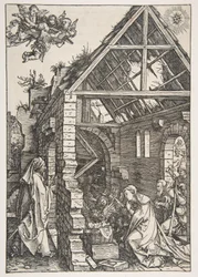 Die Geburt Christi, aus Das Marienleben, lateinische Ausgabe, 1511