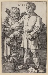 Das Bauernpaar auf dem Markt
