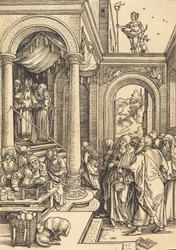 Die Darstellung der Jungfrau im Tempel, ca. 1502-1503