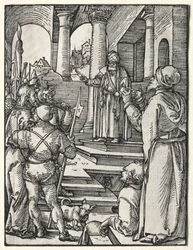 Die kleine Passion: Christus vor Pilatus