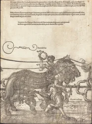 Der Triumphwagen von Maximilian I (Der große Triumphwagen) [Platte 4 von 8]