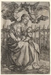 Die Jungfrau von zwei Engeln gekrönt, 1518
