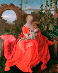 Die Jungfrau und das Kind, Die Madonna mit der Iris, 1500-1510